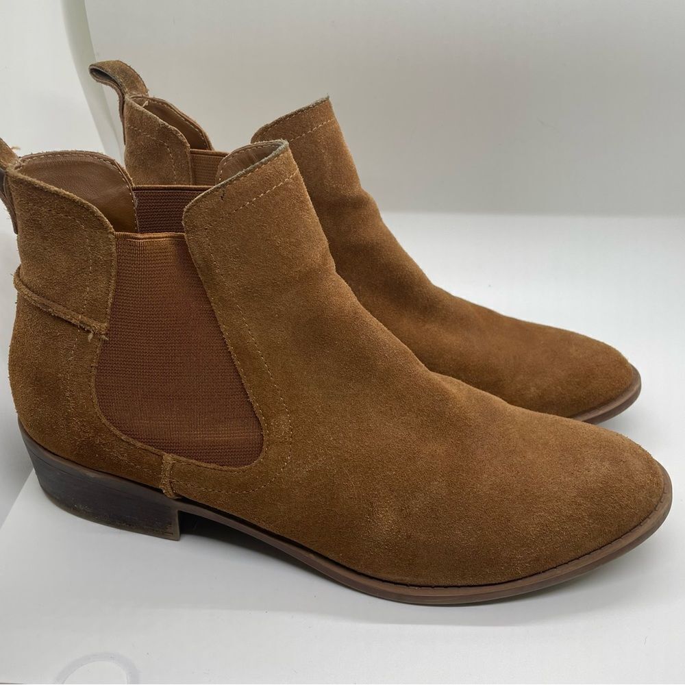 Steve Madden Women’s Drape Brown suede booties size 9.5 ankle boot shoes - Picture 2 of 11
